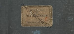 Faksimiledruck Wiener Staatsoper